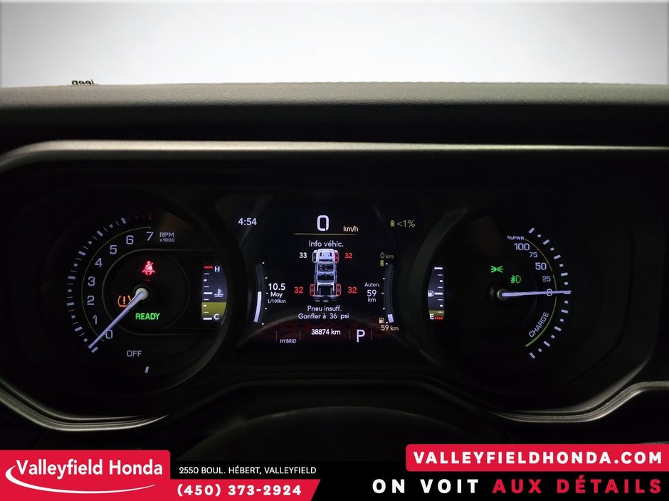 2024 Jeep Wrangler 4xe Sahara 30KM AUTONOMIE ELECTRIQUE-26