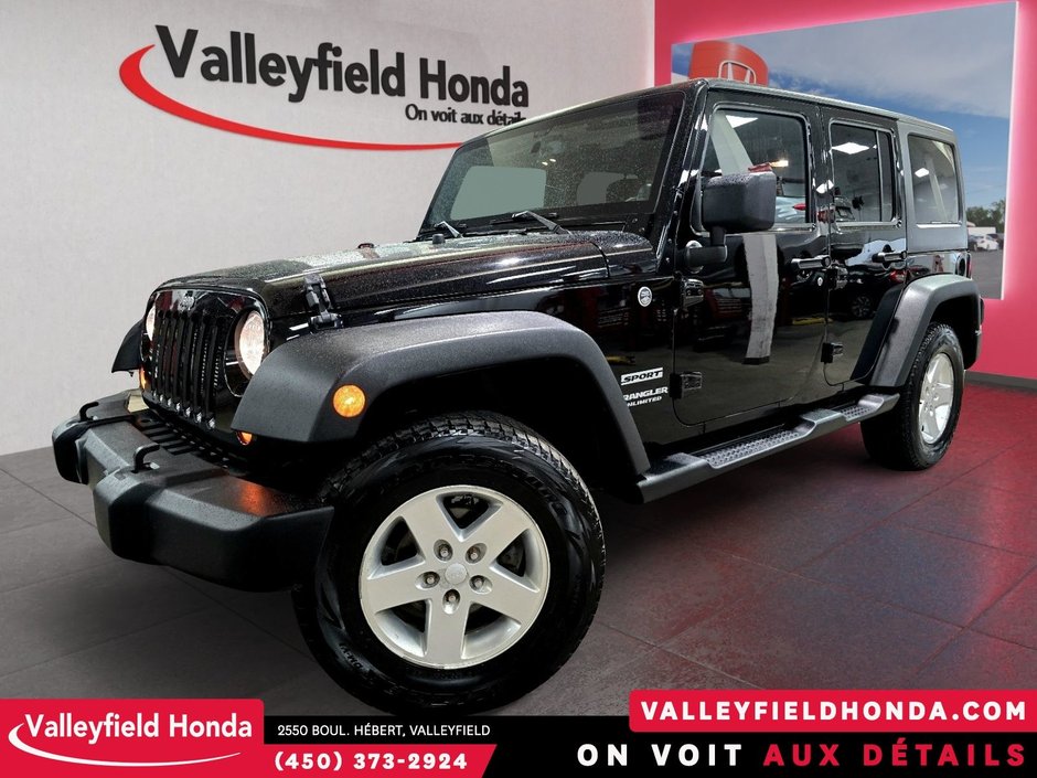Jeep Wrangler Unlimited Sport BAS KILOMÉTRAGE ! 2013-0