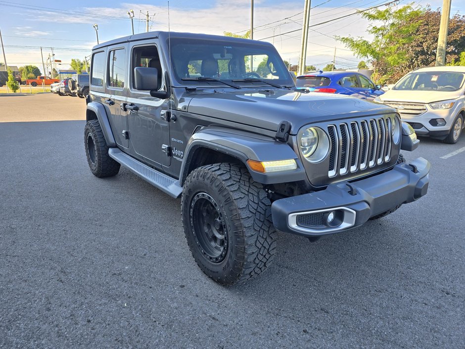 Jeep Wrangler Unlimited Sahara V6 CUIR MAGS 2 TOITS 2018-1