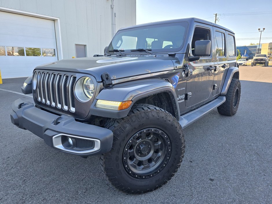 Jeep Wrangler Unlimited Sahara V6 CUIR MAGS 2 TOITS 2018-0