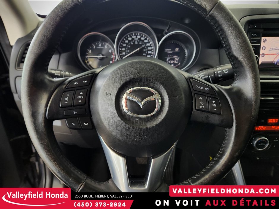 Mazda CX-5 GT CUIR TOIT OUVRANT MAGS SIÈGES CHAUFFANTS BLUETOOTH 2015-17