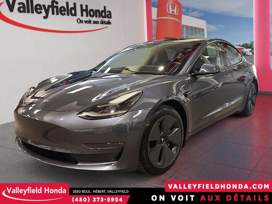 2021 Tesla MODEL 3 Long Range Long Range 584KM CUIR CHAUFFANT VOLANT-0