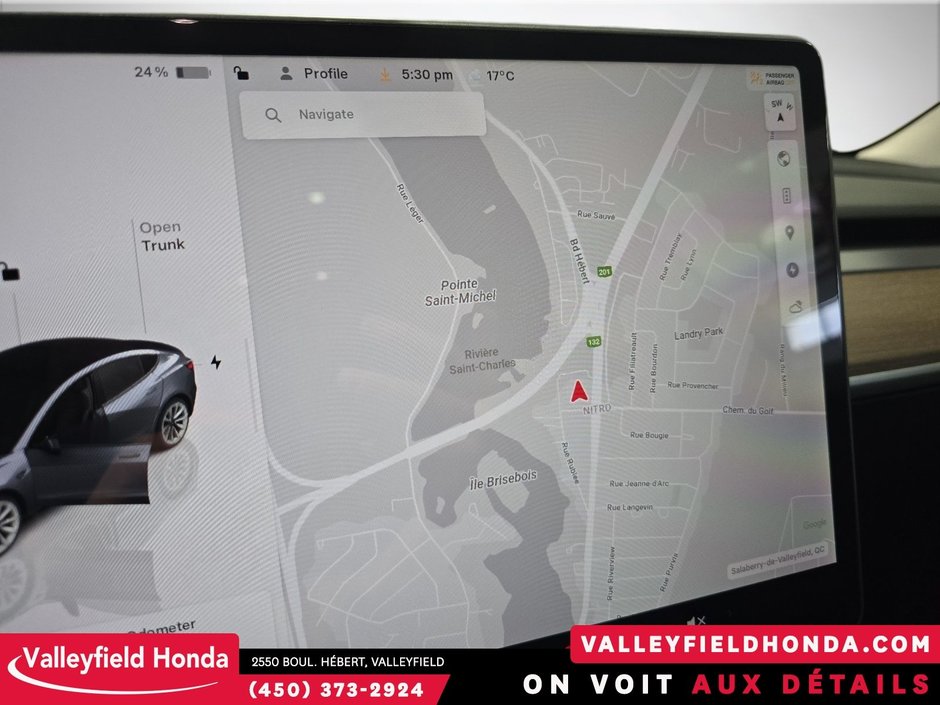 2022 Tesla MODEL 3 Long Range 584KM CUIR CHAUFFANT VOLANT CHAUFFANT-21
