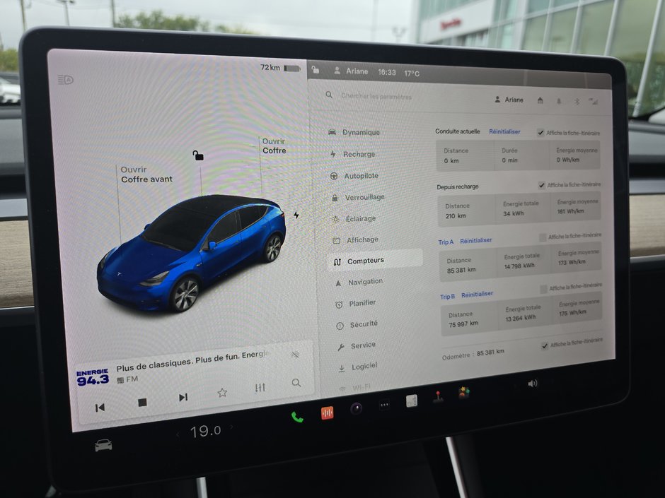 Tesla Model Y Standard Range 393 KM CUIR MOONROOF SIÈGES CHAUF. 2021-14