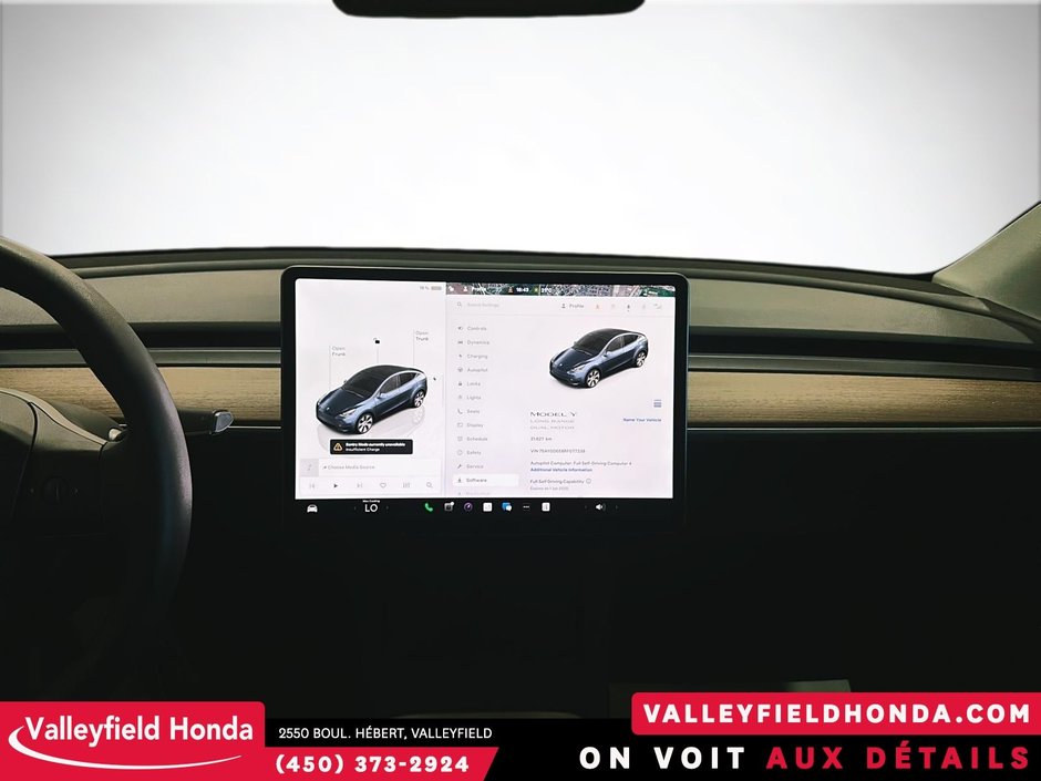 Tesla Model Y Long Range 497KM AUTONOMIE VOLANT CHAUFFANT 19PO 2024-23
