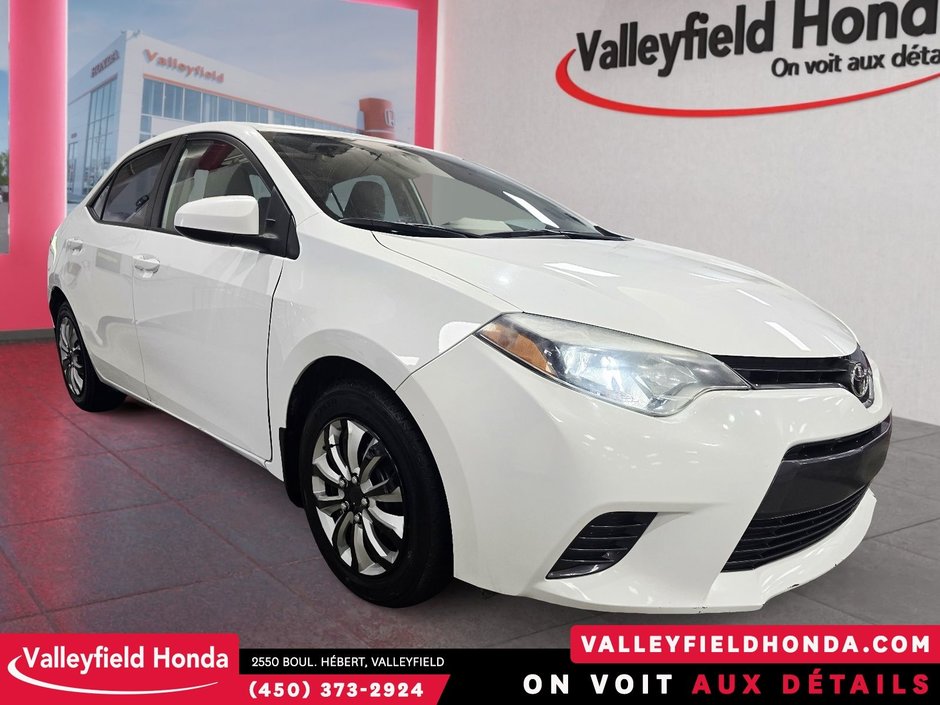 Toyota Corolla LE SIÈGES CHAUFFANTS CRUISE CAMERA RECUL 2015-2