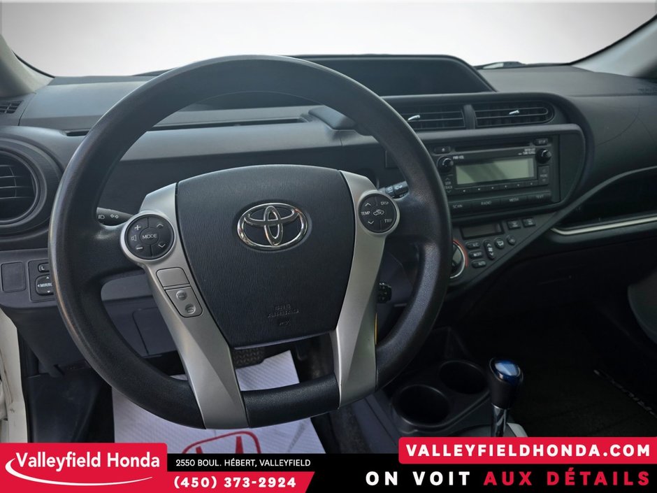 Toyota Prius C 3.8L/100 GROUPE ÉLECTRIQUE - BLUETOOTH - CRUISE 2014-12