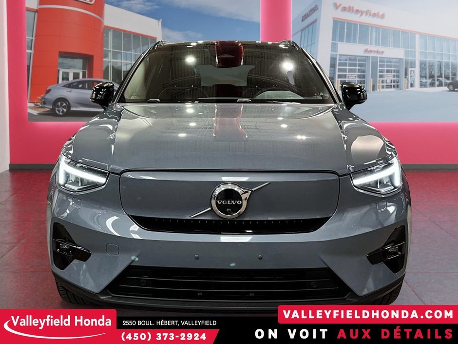 Volvo XC40 Recharge Pure Electric Ultimate 409KM AUTONOMIE TOIT PANORAMIQUE CARPLAY 2023-1
