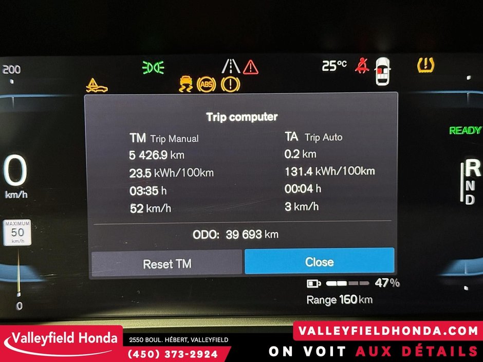 Volvo XC40 Recharge Pure Electric Ultimate 409KM AUTONOMIE TOIT PANORAMIQUE CARPLAY 2023-20