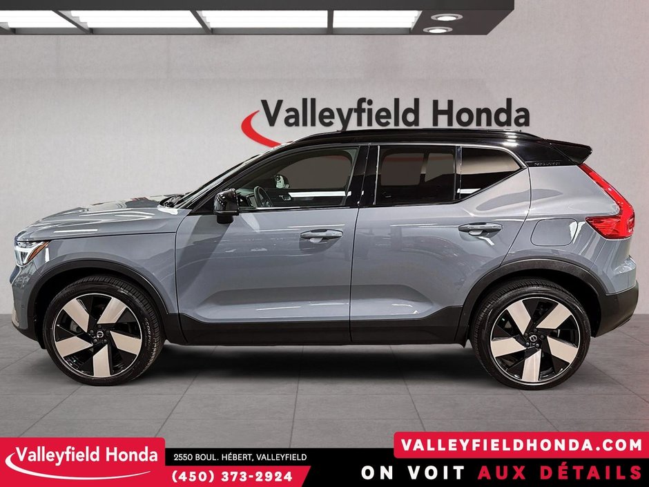 Volvo XC40 Recharge Pure Electric Ultimate 409KM AUTONOMIE TOIT PANORAMIQUE CARPLAY 2023-8