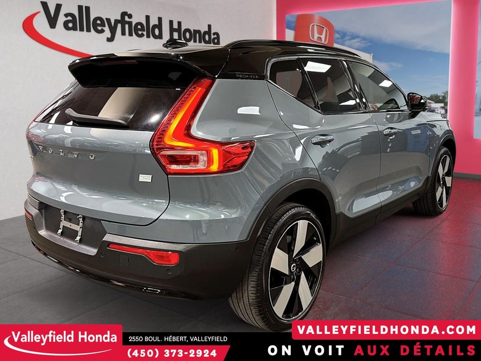 Volvo XC40 Recharge Pure Electric Ultimate 409KM AUTONOMIE TOIT PANORAMIQUE CARPLAY 2023-5