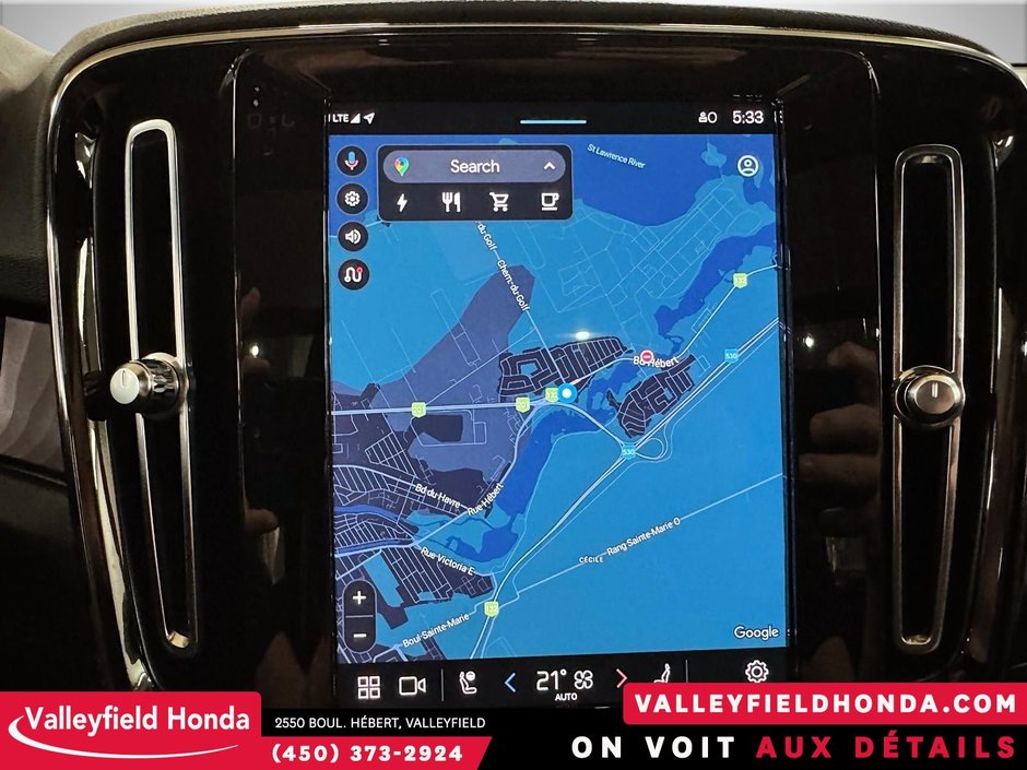Volvo XC40 Recharge Pure Electric Ultimate 409KM AUTONOMIE TOIT PANORAMIQUE CARPLAY 2023-27