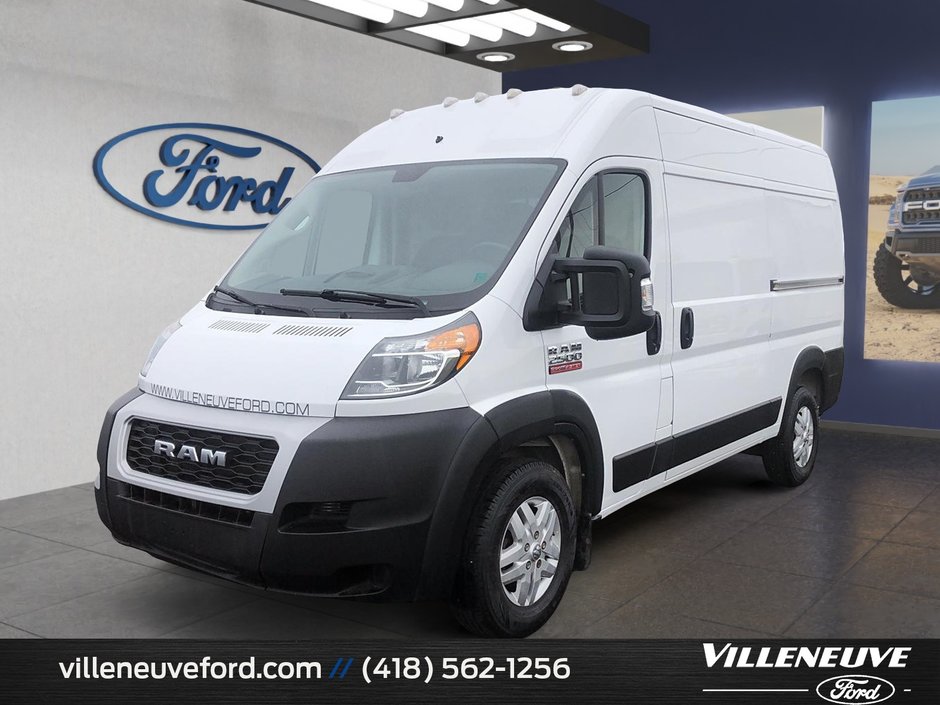 Ram ProMaster Cargo Van 2500 TOIT HAUT 136 pouces empattement 2019 à Matane, Québec