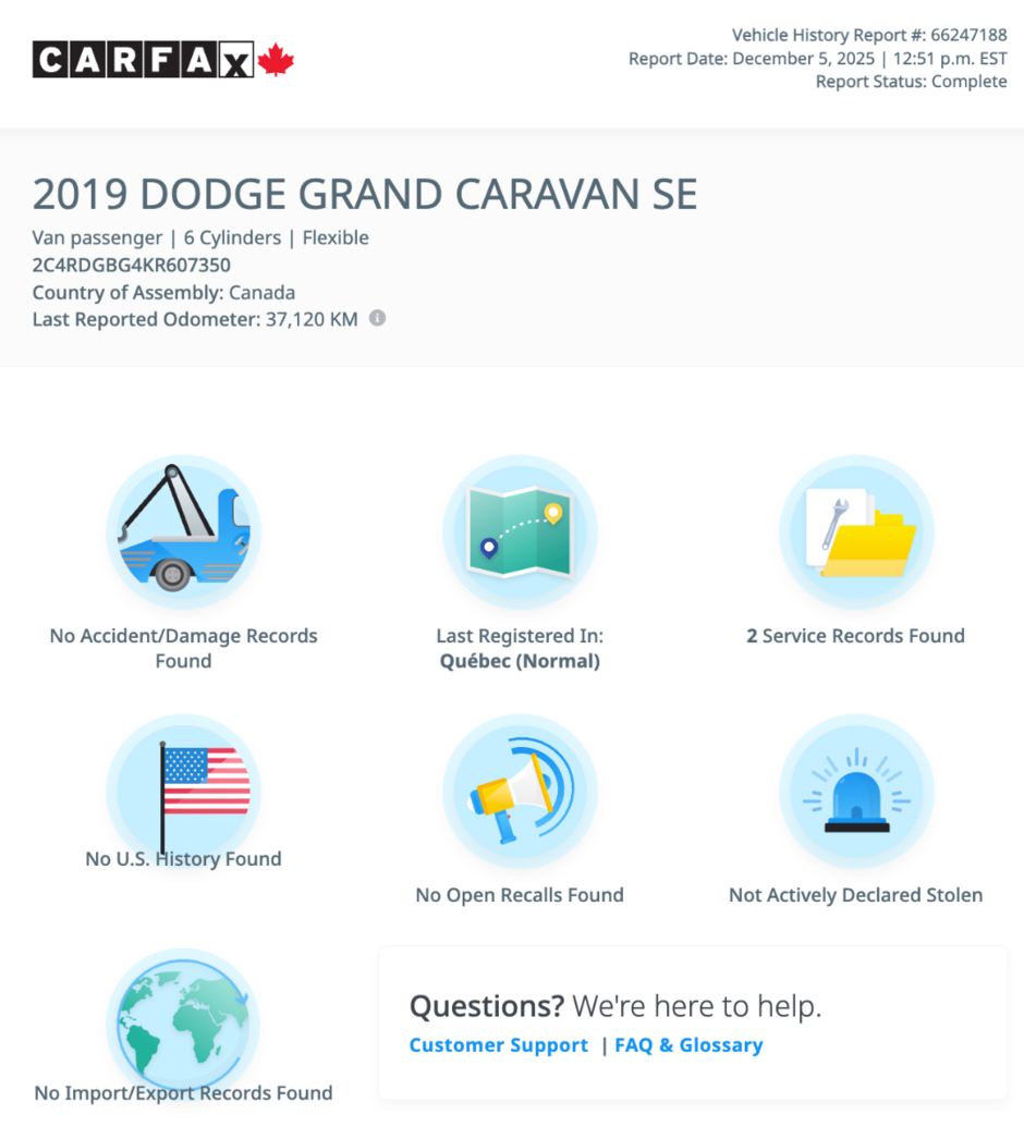 2019 Dodge Grand Caravan Canada Value Package-2