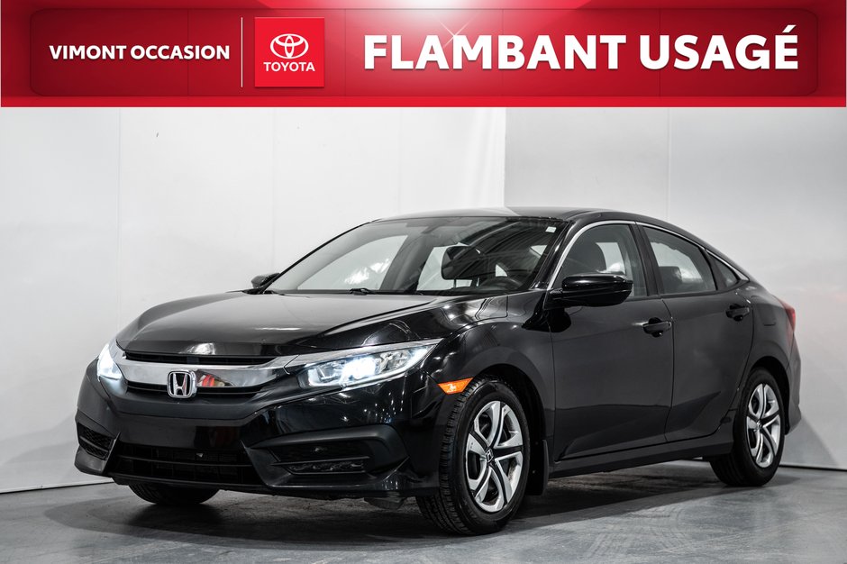 Honda Civic Sedan LX / SIÈGES CHAUFFANTS / CAMÉRA DE RECUL / A/C /++ 2016-0