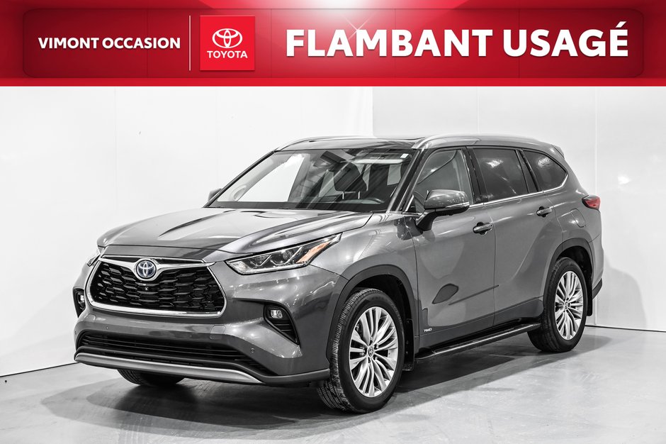 2023 Toyota Highlander Hybrid PLATINUM / AWD / HYBRIDE / JBL / APPLE CARPLAY +++-0