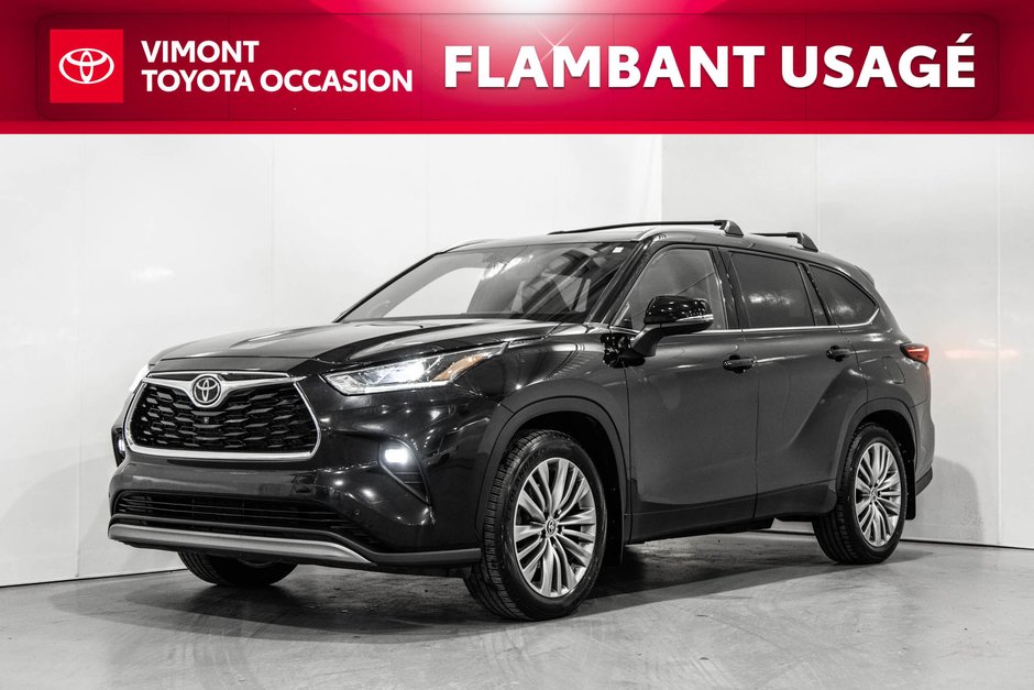 2022 Toyota Highlander PLATINUM / V6 3.5L / APPLE CARPLAY / CUIR / JBL ++-0