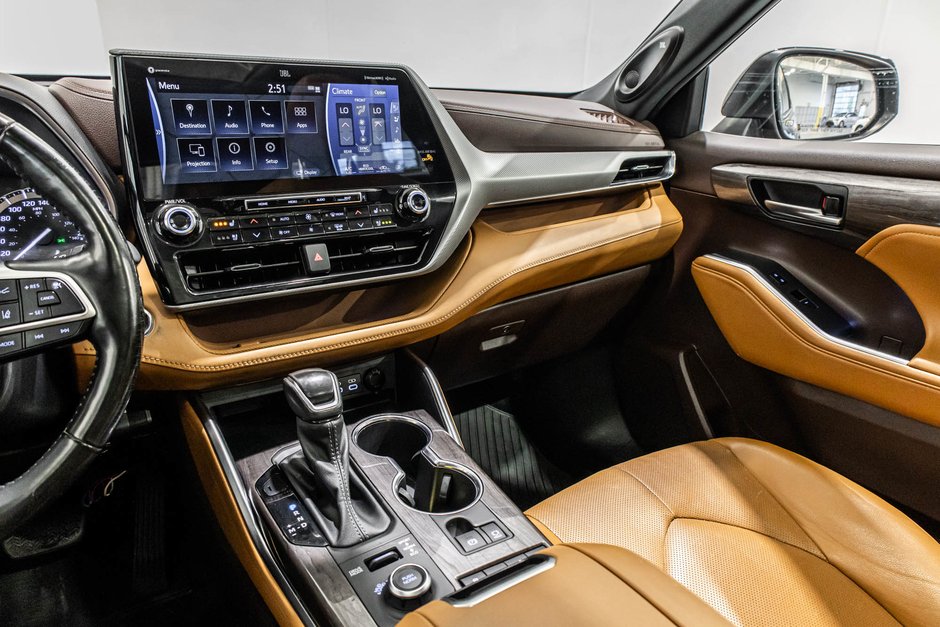 2022 Toyota Highlander PLATINUM / V6 3.5L / APPLE CARPLAY / CUIR / JBL ++-23
