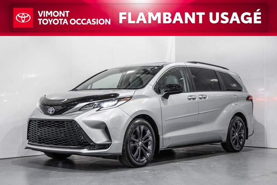 2021 Toyota Sienna Hybrid XSE / TOIT OUVRANT / CUIR / APPLE CARPLAY +++-0