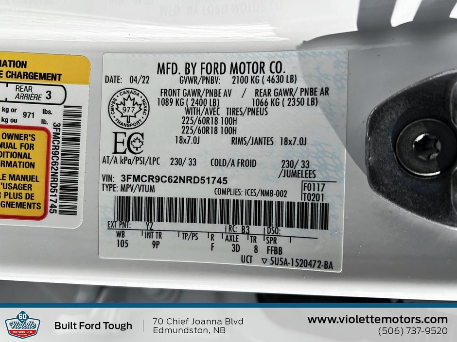 Ford Bronco Sport Outer Banks 2022