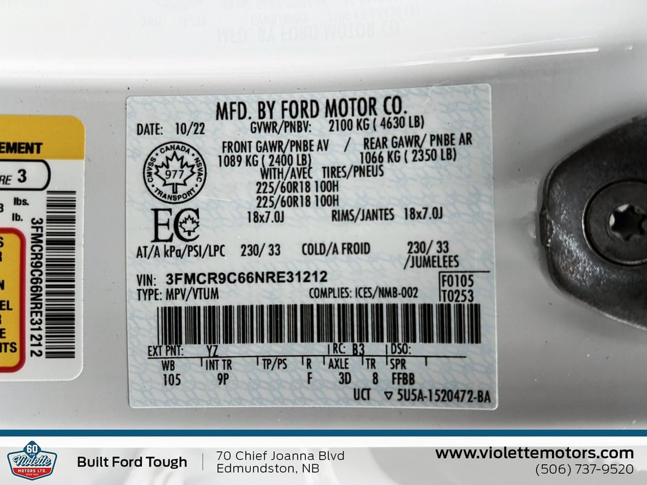 2022 Ford Bronco Sport Outer Banks