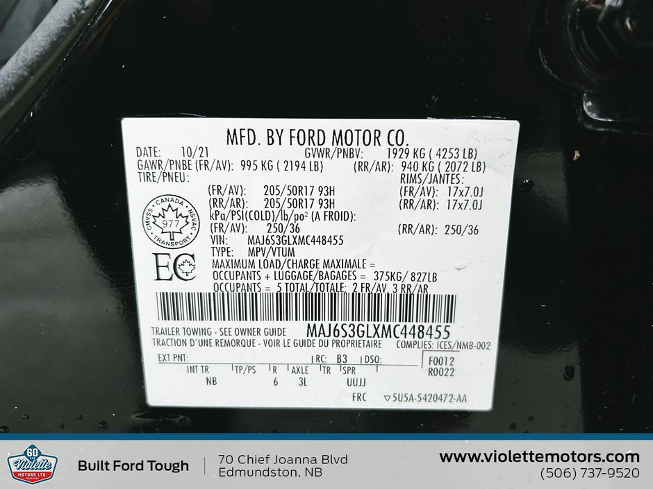 2021 Ford EcoSport SE