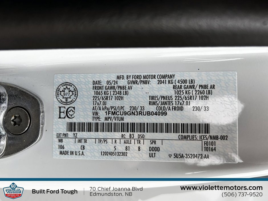 2024 Ford Escape Active