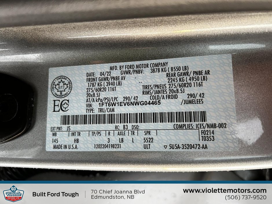 2022 Ford F-150 Lightning LARIAT