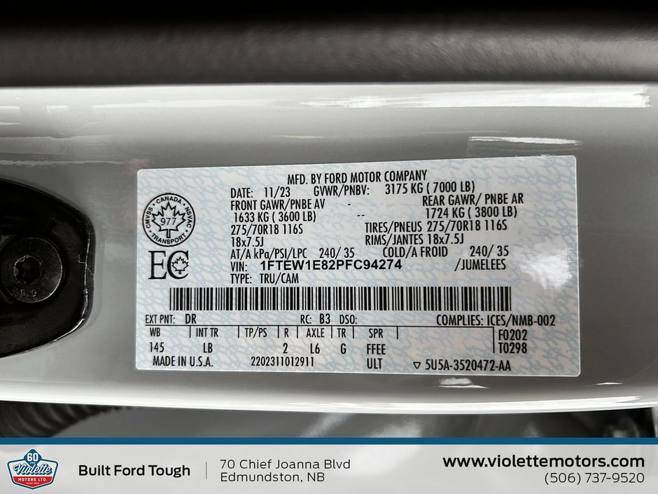 2023 Ford F-150 Tremor