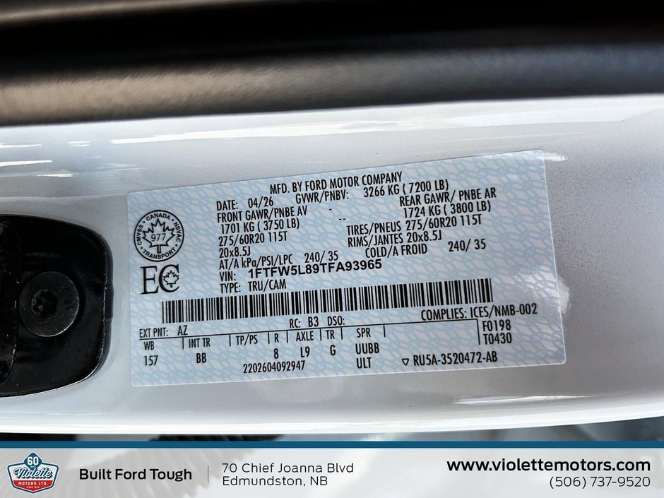 2026 Ford F-150 LARIAT
