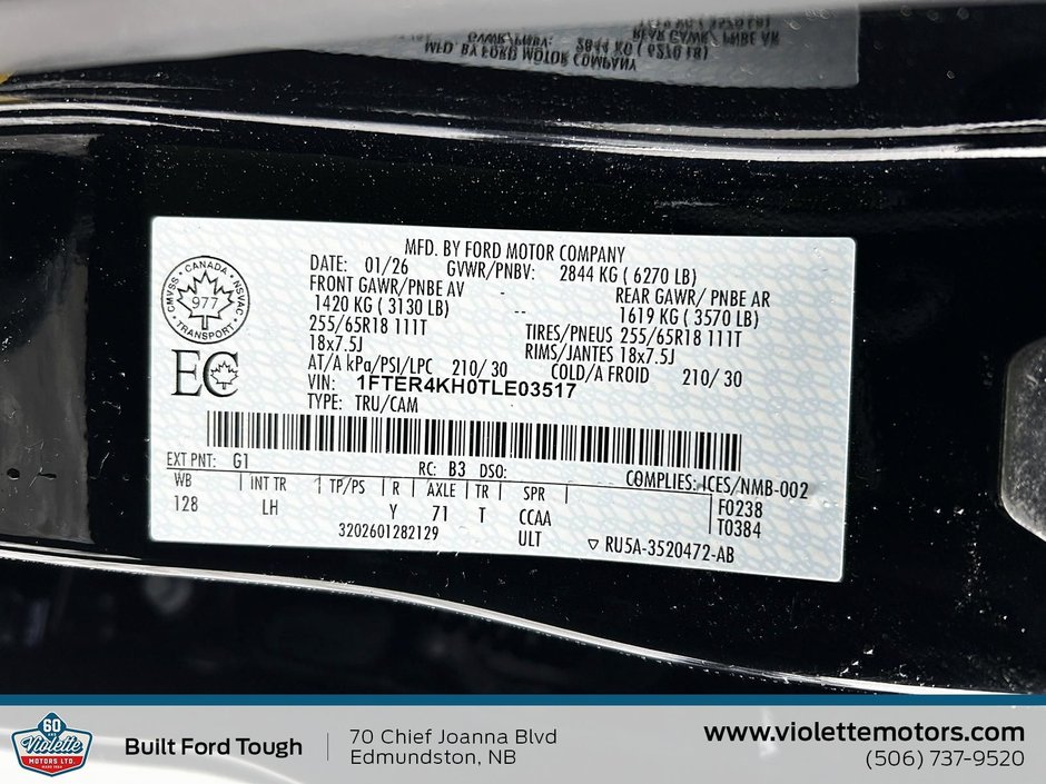 2026 Ford Ranger LARIAT