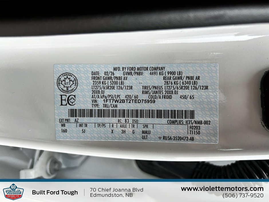2026 Ford Super Duty F-250 SRW LARIAT