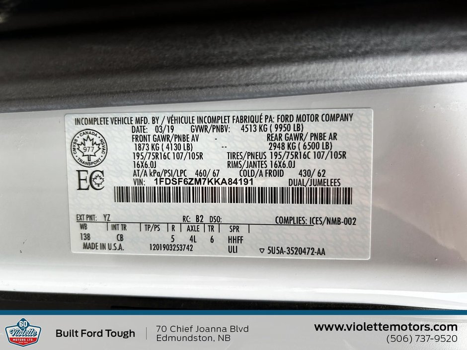 Ford Transit Chassis Cab BASE 2019