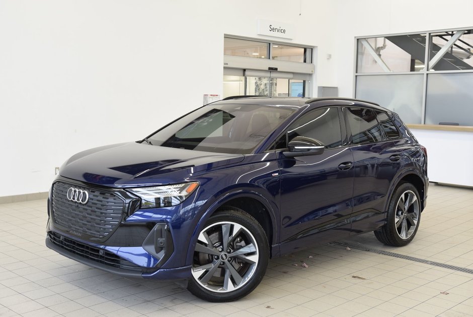 Audi Q4 e-tron TECHNIK+BLACK OPTIK+LED 2023 à Laval, Québec