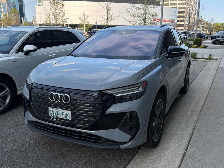 Audi Q4 e-tron TECHNIK+BLACK OPTIK+LED 2023 à Laval, Québec