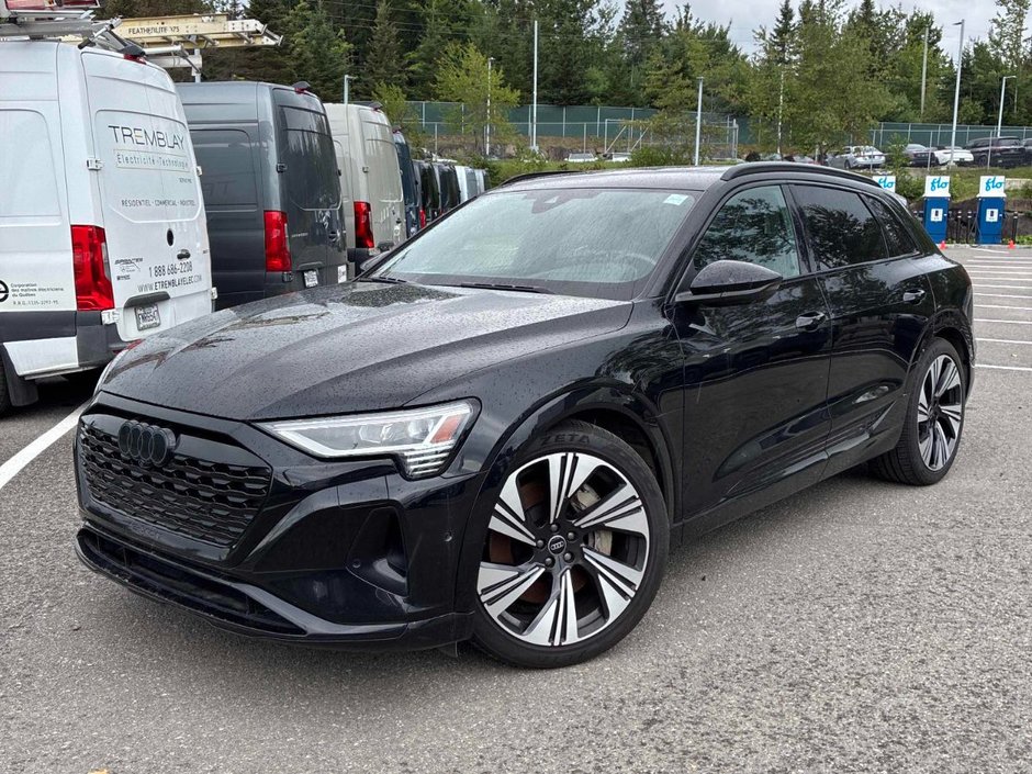 Audi Q8 e-tron BLACK COMPETITION+B&O+HITCH 2024 à Laval, Québec
