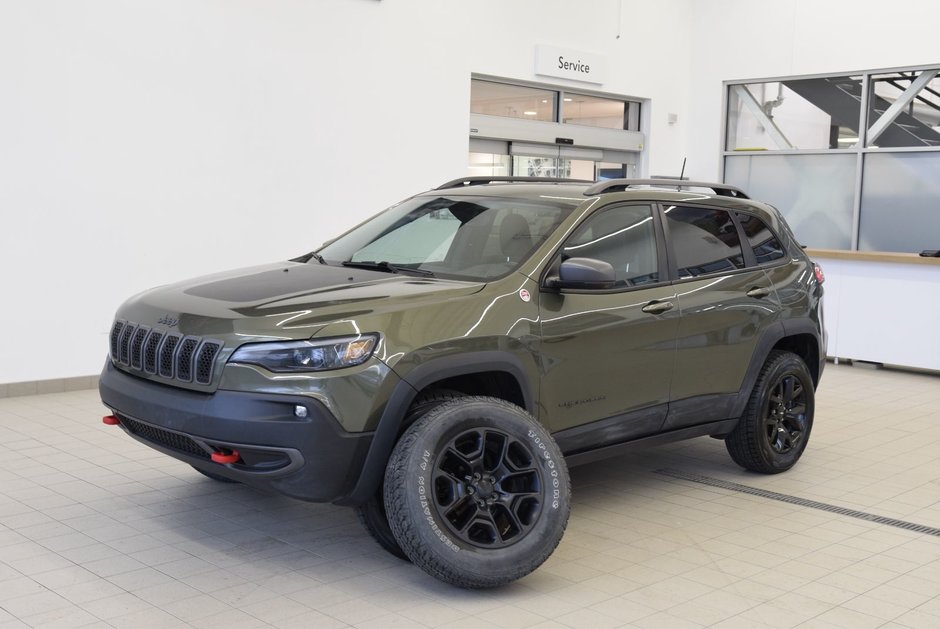 Jeep Cherokee TRAILHAWK+V6+CUIR+4X4+WOW 2021 à Laval, Québec