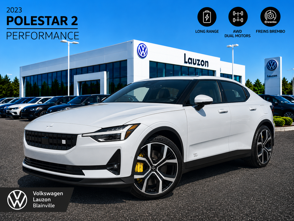 2023 Polestar 2 LONG RANGE+PERFORMANCE in Laval, Quebec