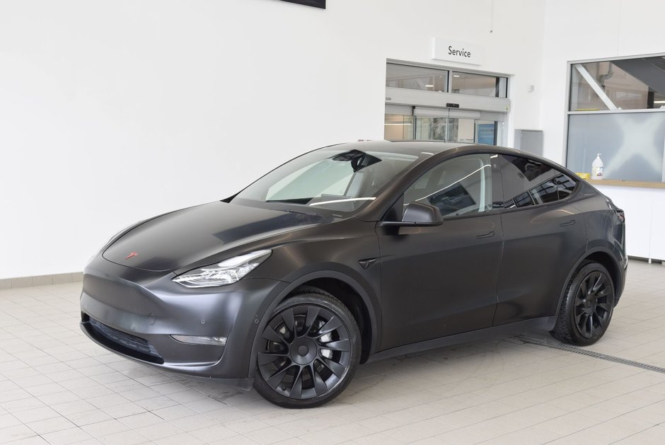 Tesla Model Y LONG RANGE+AWD+WRAP NOIR 2021 à Laval, Québec