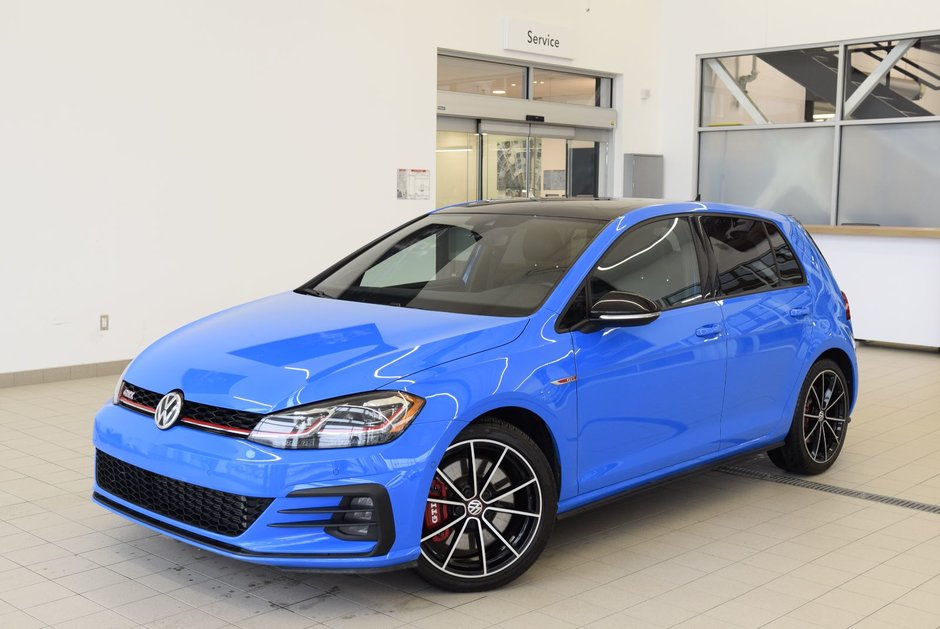 2021 Volkswagen Golf GTI AUTOBAHN+DSG+BAS KM+CUIR in Laval, Quebec