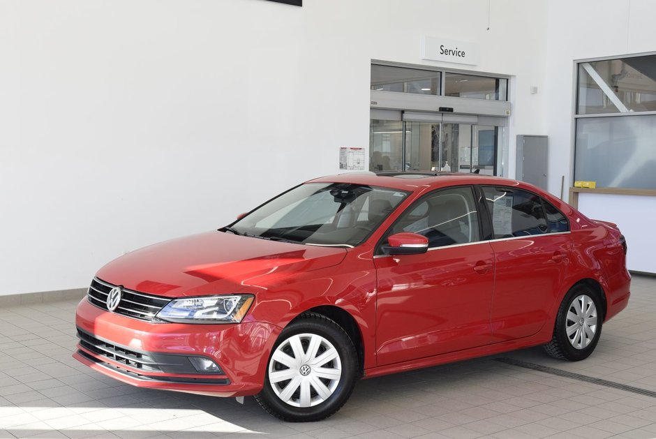 2016  Jetta HIGHLINE+TECK PACK+1,8L+CUIR in Laval, Quebec