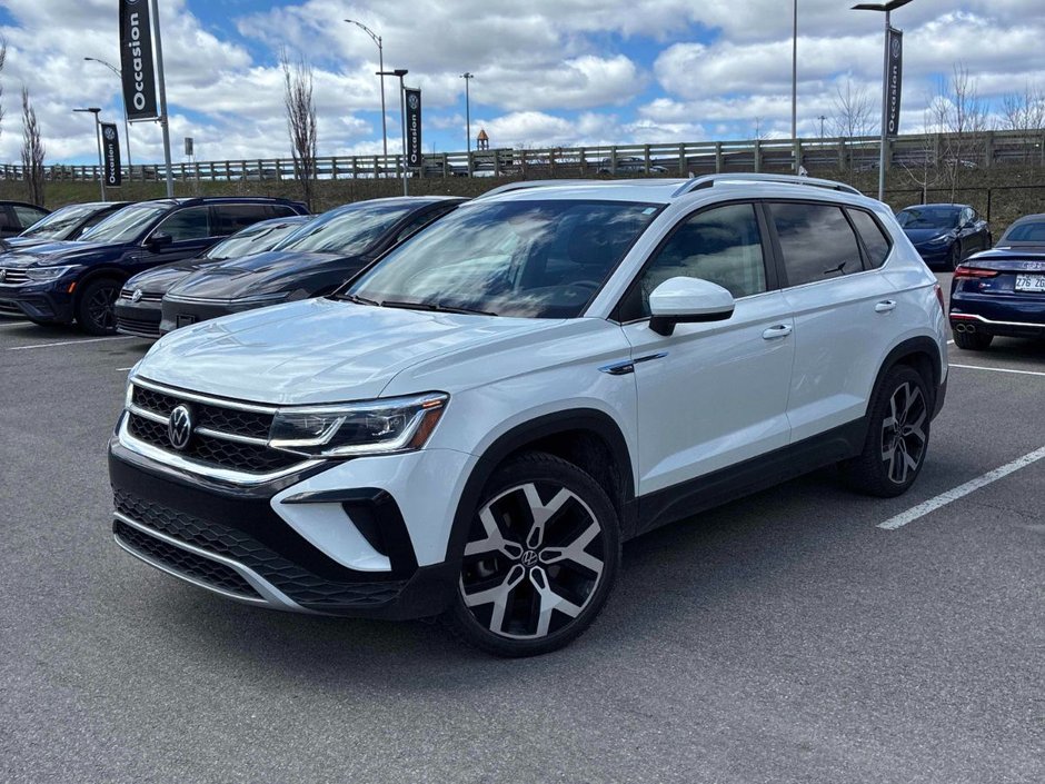 2022 Volkswagen Taos HIGHLINE+DRIVER ASSIST+CUIR in Laval, Quebec