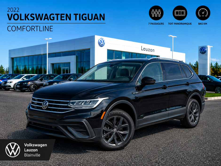 2022 Volkswagen Tiguan COMFORTLINE+7 PASSAGERS in Laval, Quebec