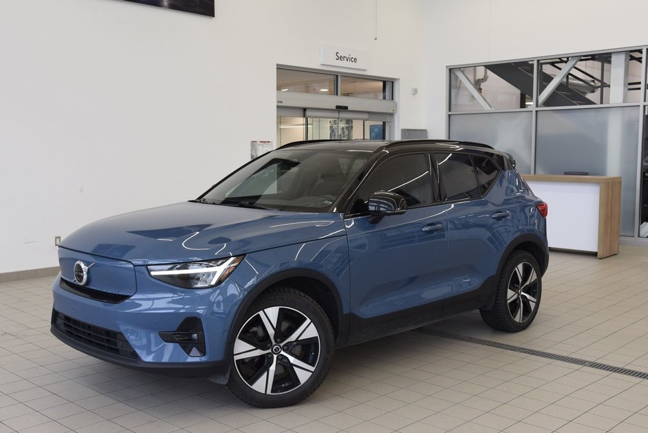 Volvo XC40 Recharge Pure Electric Plus+CUIR+TOIT PANO+AWD+ 2023 à Laval, Québec