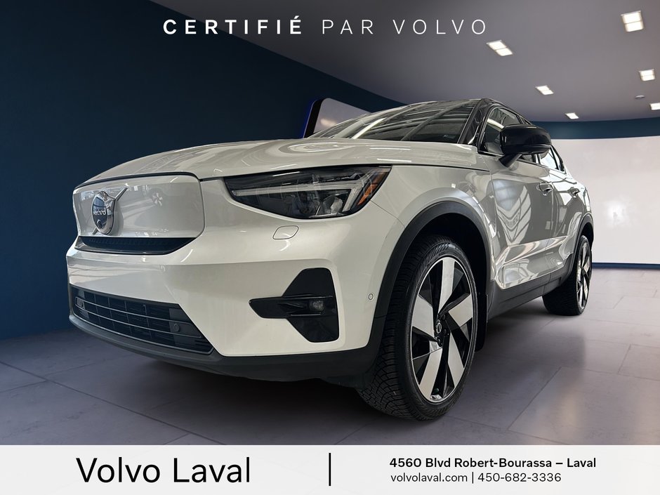 Volvo C40 Recharge Pure Electric Ultimate 2022 à Laval, Québec