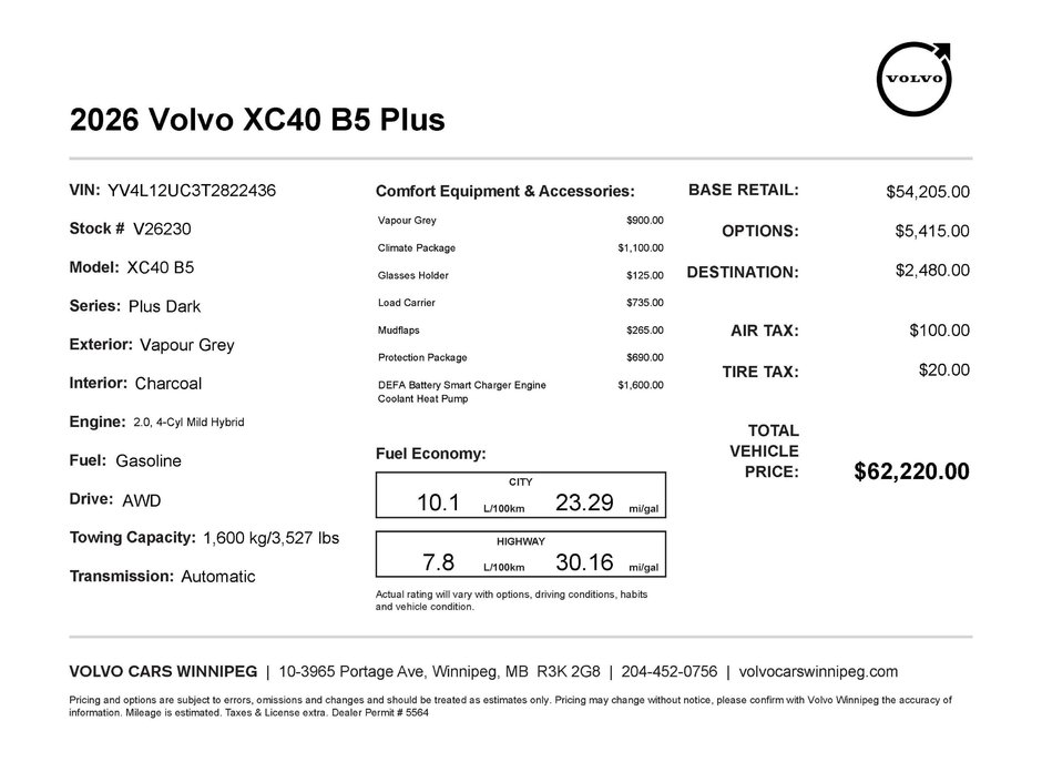 2026 Volvo XC40 Plus Dark Theme-1