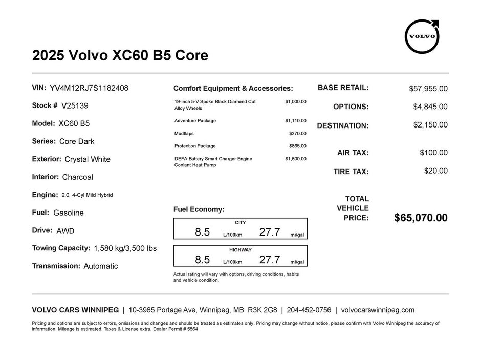 2025 Volvo XC60 Core Dark Theme-1