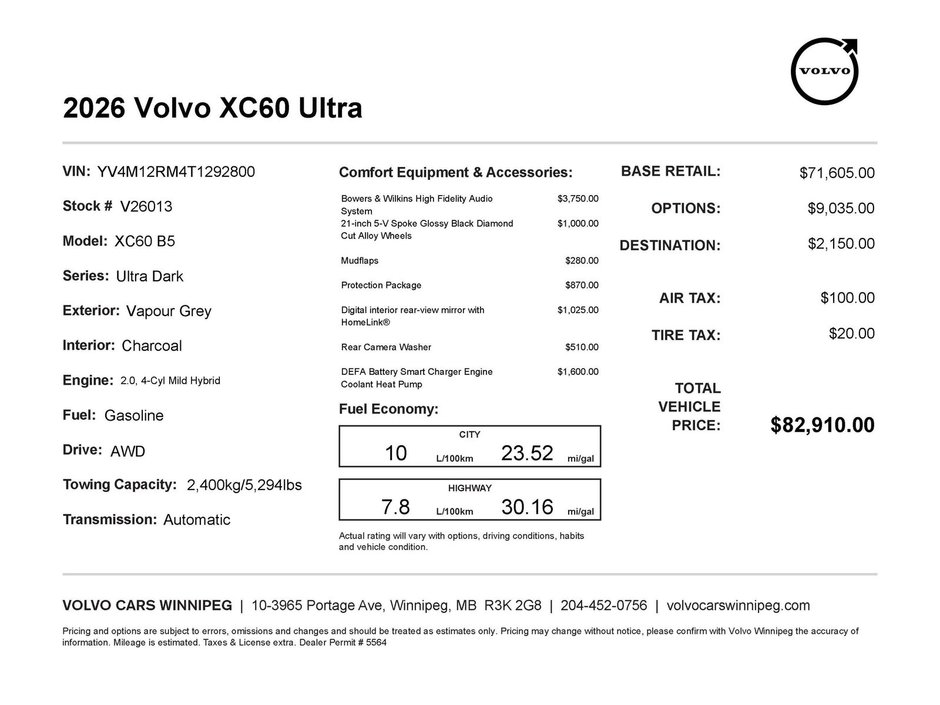 2026 Volvo XC60 Ultra Dark Theme-1