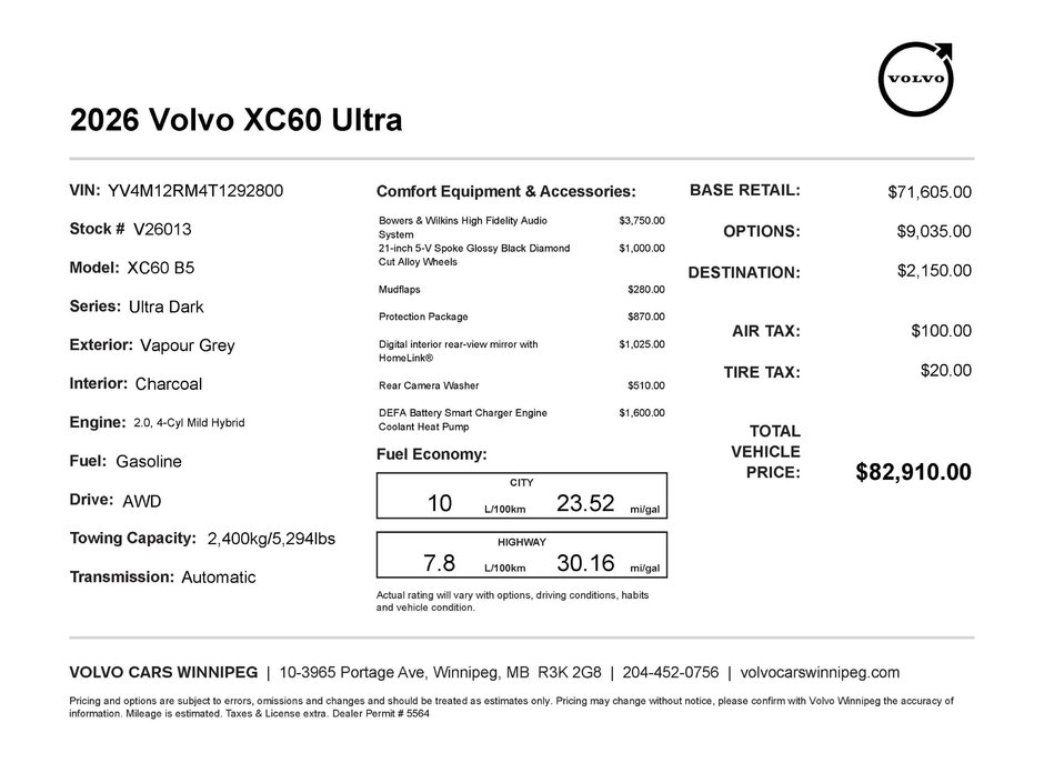 2026 Volvo XC60 Ultra Dark Theme-1