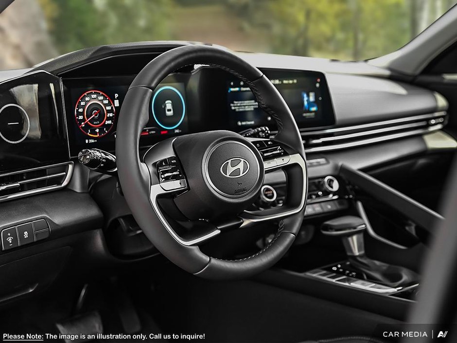 2025 Hyundai Elantra Hybrid Luxury Two-Tone Interior-9